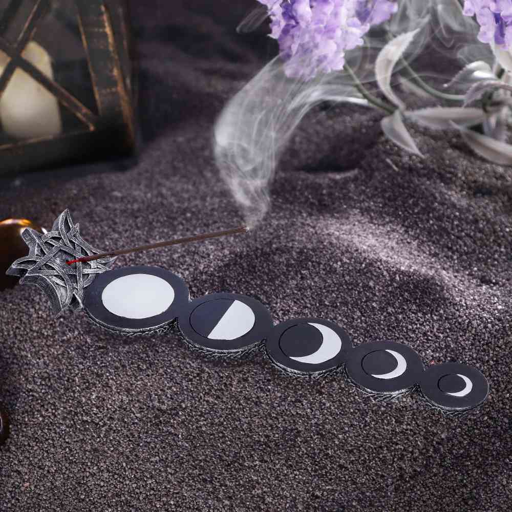 Nemesis Now - Phases of the Moon 28cm Wierookhouder - Multicolours